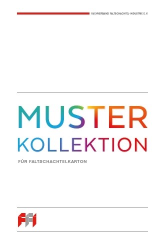 Musterkollektion für Faltschachtelkarton